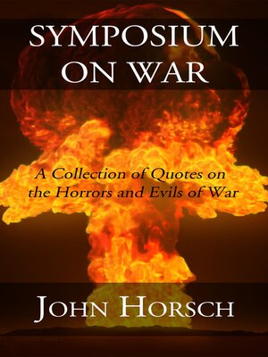 cover image of Symposium on War